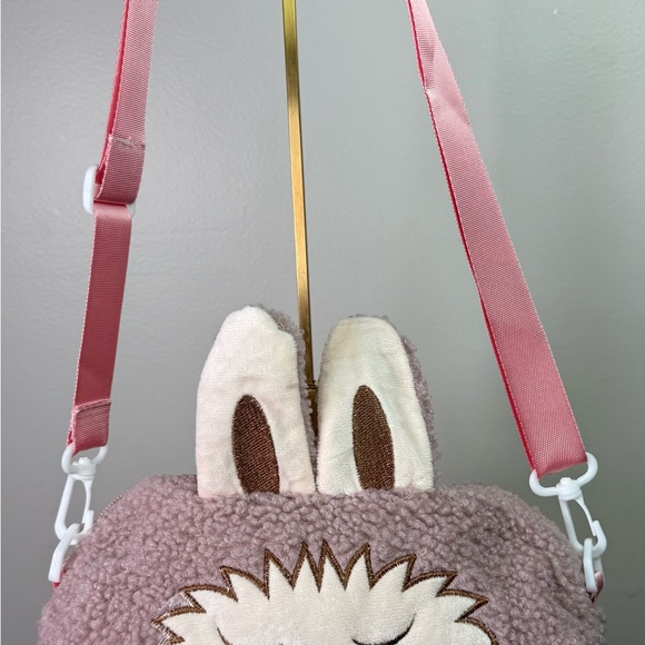 Plush Crossbody bag monster Design Bunny Ears 34 x 12 x 26 New - Picture 4 of 11